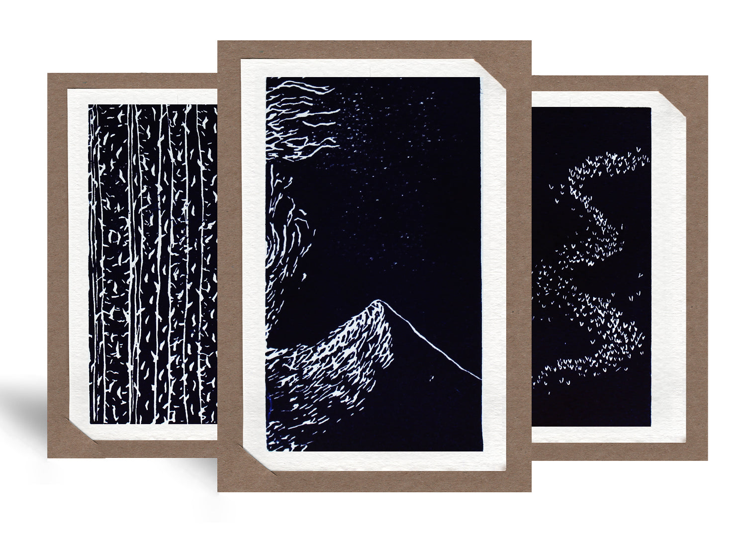 Handgedrukte kaarten