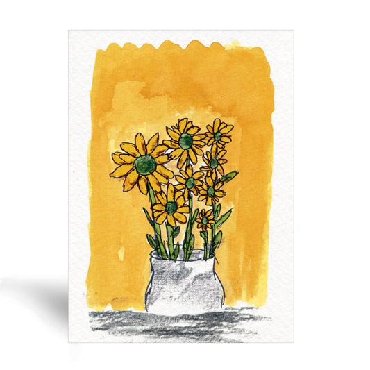 'De zonnebloemen'-Kaart