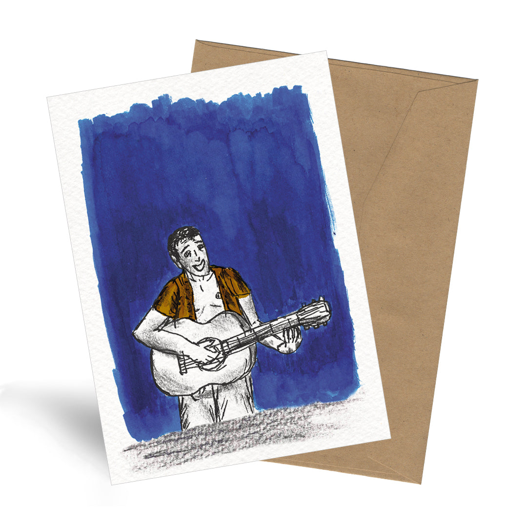 'De gitarist'-Kaart