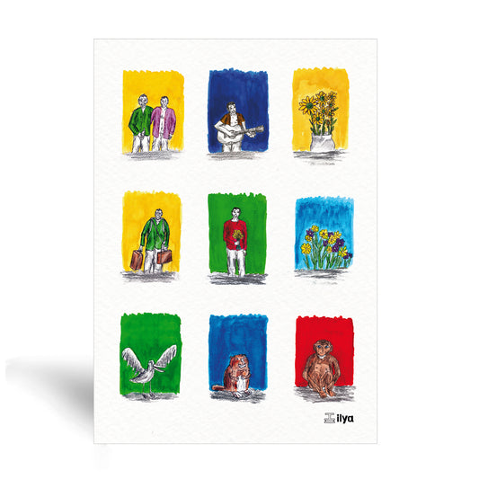 'De vrolijke bende'-Print