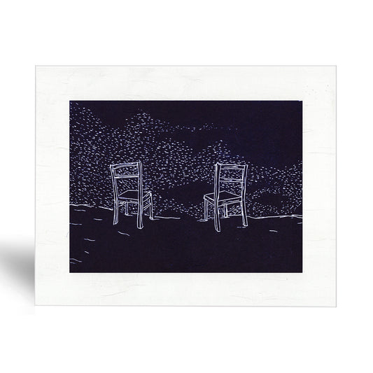 'Stoelen'- Linodruk