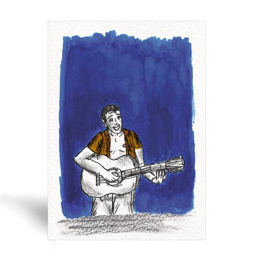 'De gitarist'-Kaart